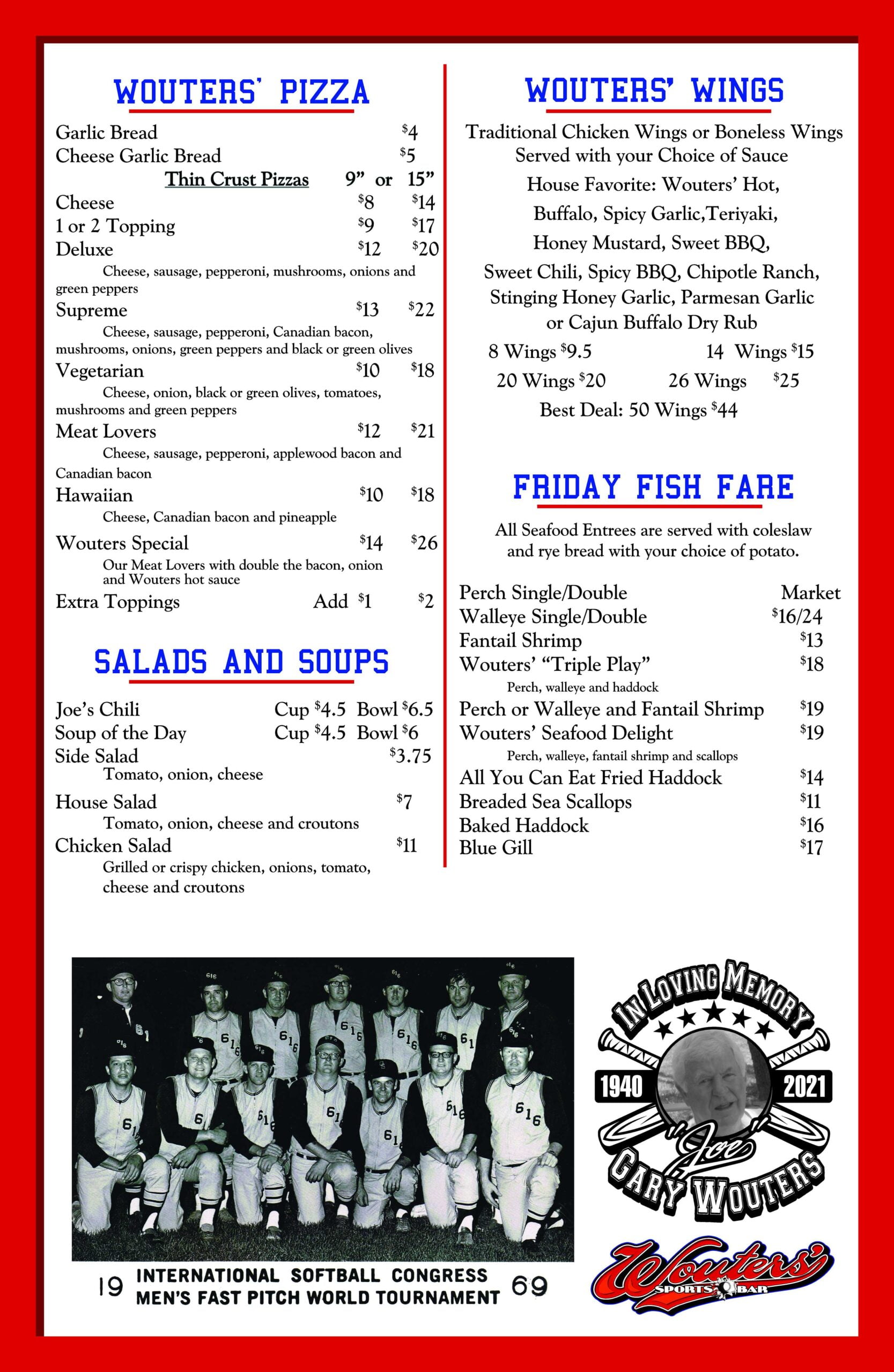 Wouters Sports Bar & Grill 4 Wouters menu 1 20 2023 back color scaled
